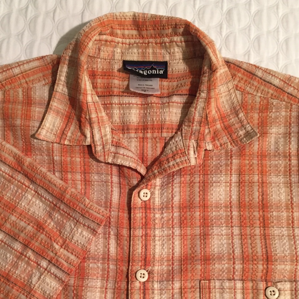 PATAGONIA ORGANIC COTTON SHIRT. AWESOME FABRIC.
